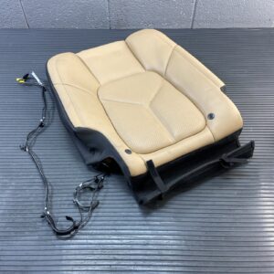 2011-2018 Porsche Cayenne 92A Seat Cushion Heated Rear Right Upper Beige OEM