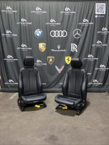2012-2019 BMW 335i F30 Front Left & Right Sport Seat Sensatec Black OEM *NOTE*