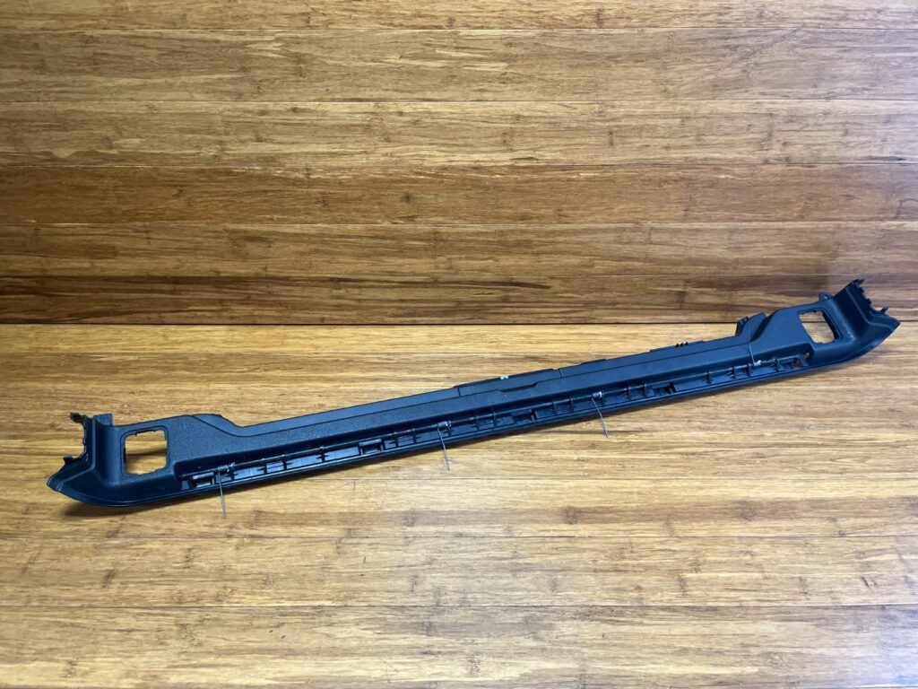 2014-2018 BMW X5 F15 Cargo Loading Sill Scuff Plate Cover Trim Black Rear OEM