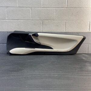 2014-2020 BMW i8 I12 Interior Door Panel Trim Right Black / White OEM *NOTE*