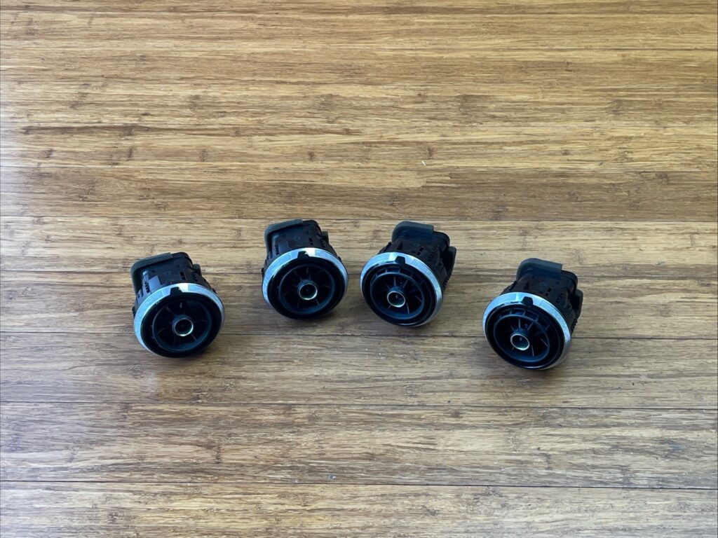 2015-2017 Audi S3 8V Dashboard HVAC Air Vent Outlet Grille Trim Set of 4 OEM