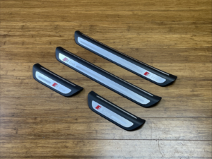 2015-2018 Audi Q3 8U S Line Door Sill Plate Trim Front & Rear Set OEM *NOTE*