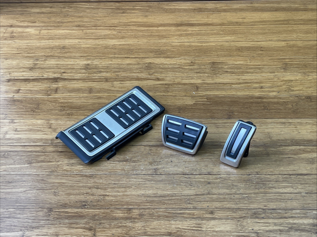 2015-2020 Audi S3 8V Floor Pedal Gas & Brake & Footrest Trim Pad Set of 3 OEM