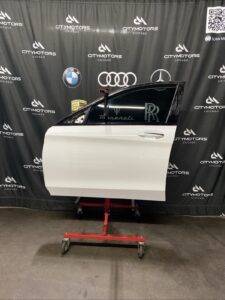 2015-2021 Mercedes C63 W205 Door Shell Assembly White w/ Glass Front Left *NOTE*
