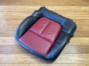 2015-2026 Porsche Macan 95B Front Left Lower Seat Cushion Black / Red OEM