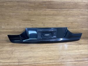 2016-2019 BMW 740 750 G11 G12 Trunk Lid LICENSE Plate Trim Cover Black OEM
