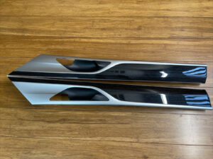 2016-2019 BMW 750i G12 Rear Left & Right Door Panel Wood Trim Panel OEM
