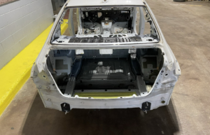 2016-2022 BMW 750i G12 Rear Trunk Frame Body Structure Cut White A96 OEM