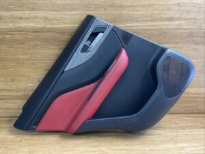 2017-2020 Jaguar F-Pace Red Rear Left Interior Door Trim Panel Card *NOTE* OEM