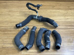 2017-2023 Audi A8 4S Engine Cooling Pipe Line Hose Set of 6 OEM Genuine