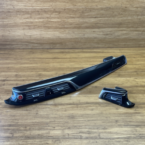 2017-2023 BMW M5 F90 Dash Front Bezel Molding Trim & Air Vent Black Set of 2 OEM