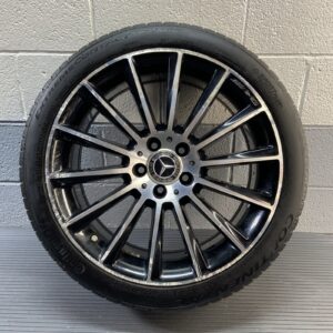 2017-2024 Mercedes C300 C205 Wheel Alloy Front Black Rim 19×7.5 OEM *NOTE*