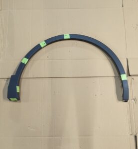 2018-2021 Volkswagen Tiguan Wheel Arch Modling 5NN-854-732-A-9B9 OEM *note