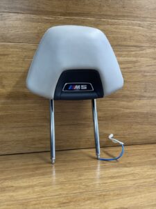 2018-2023 BMW M5 F90 Front Left or Right Side Sport Seat HeadRest Silver OEM