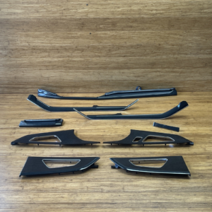 2019-2026 Audi Q7 4M Interior Trim Dash Panel Grey-Brown Oak Set OEM *NOTE*