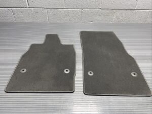 2020-2023 Chevrolet Corvette C8 Floor Mats Front Left & Right Black Set of 2 OEM