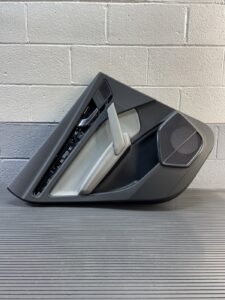 2021-2025 Audi Q5 FY Rear Left interior Door Card Panel Trim Black Gray OEM