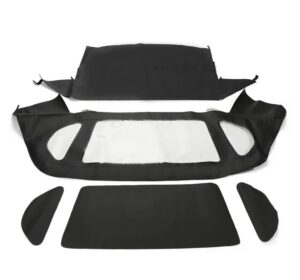 1995-2002 Mercedes SL R129 Convertible Roof Soft Top With Window Black