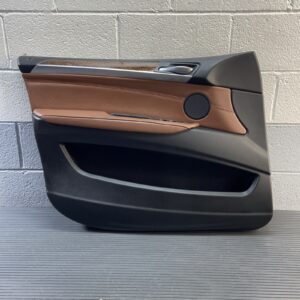 2011-2013 BMW X5 E70 Front Left Side Door Trim Panel Interior Leather OEM *NOTE*