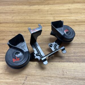 2011-2014 Audi A8 S8 D4 High & Low Tone Note Horn Signal With Bracket OEM