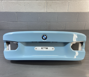 2012-2018 BMW 335i F30 Rear Trunk Lid Panel Deck Wrapped Film Metallic OEM *NOTE