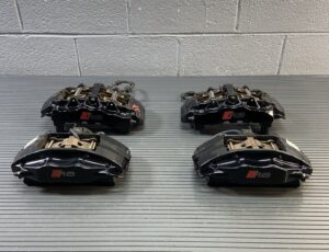 2014-2017 Audi R8 Spyder Front Rear Brake Caliper Set 34k Miles OEM