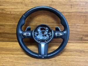 2014-2017 BMW X5 F15 Steering Wheel w/ Shifter Trim Bezel Cover OEM *NOTE*