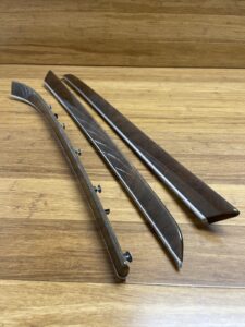 2014-2017 Mercedes W222 S63 S550 Front Right+Rear L/R Door Trim Walnut OEM