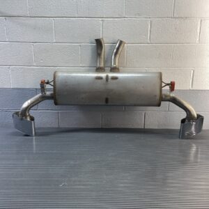 2014-2018 BMW X5 F15 Exhaust Muffler Dual Pipe Rear Center Side 26K Miles OEM