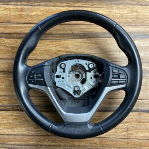 2014-2018 BMW X5 X6 F15 F16 Leather Steering Wheel W/ Multifunction Switch OEM