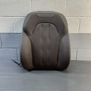 2014-2019 BMW X5 F15 Front Right Upper Seat Backrest Cushion Leather Brown OEM