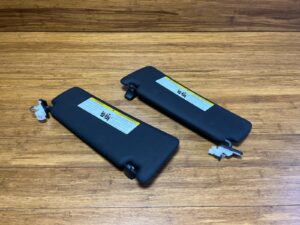 2014-2020 BMW 335i F30 Sun Visor w/ Mirror Front Right & Left Side set of 2 OEM