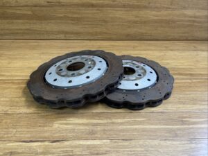 2014-2023 Audi R8 42 Rear Left & Right Brake Disc Rotors 356mm 70k Miles OEM