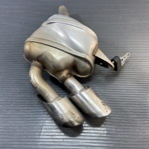 2015-2021 Porsche Macan 95B 3.0L Rear Left Exhaust Muffler Silencer W/ Tips OEM