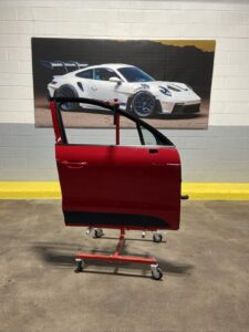 2015-2026 Porsche Macan 95B Front Right Door Panel Red Genuine OEM *NOTE*