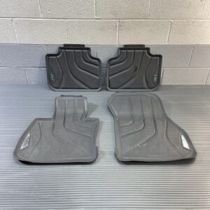 2016-2019 BMW X1 F48 Floor Mat Carpet Genuine Black Front & Rear Set of 4 OEM