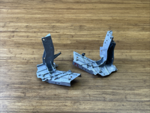 2016-2023 Mercedes GLC63 C253 Front LH RH Radiator Support Bracket Set Of 2 OEM