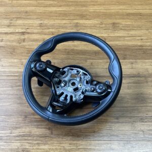 2017-2024 Mini Cooper S F55 2.0L Steering Wheel Shift Paddles Leather OEM *NOTE*