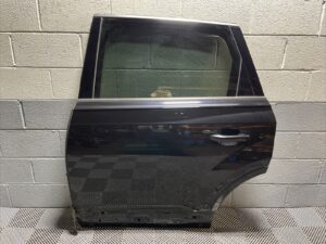 2017-2025 Audi Q7 4M Rear Left Door Shelf Storage Compartment Black OEM NOTE