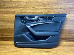 2019-2021 Audi A6 C8 Quattro Front Right Side Door Trim Panel Black OEM