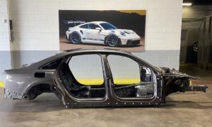 2019-2025 Audi A8L D5 Front Left Frame Horn Apron Body Structure Cut Gray OEM