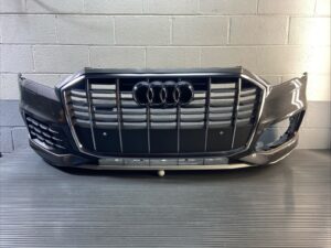 2020-2024 Audi Q7 4M 2.0L Engine Front Bumper Gray M7Q 4M0807065R OEM *NOTE*