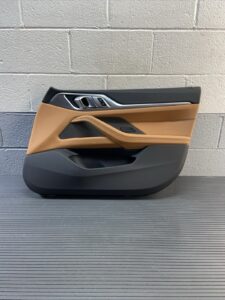 2022-2025 BMW I4 G26 Front Right Door Interior Trim Panel Cognac OEM *NOTE*