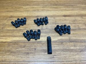 2001-2026 Audi R8 4S Wheel Lug Nut Bolt Set Black WHT002438 40K Miles OEM
