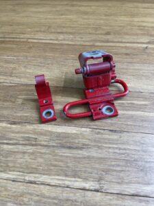 2004-2015 Audi R8 42 Front Left Lower Door Hinge Red OEM Genuine Assembly