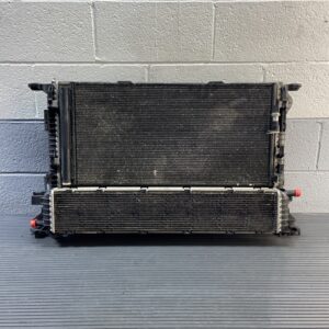 2012-2015 Audi A7 C7 3.0L Engine Radiator Cooler Fan Set Assembly OEM *NOTE*