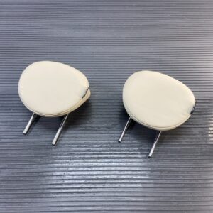 2012-2015 Mini Cooper Clubman R55 Seat Headrest Beige Rear Right & Left OEM NOTE
