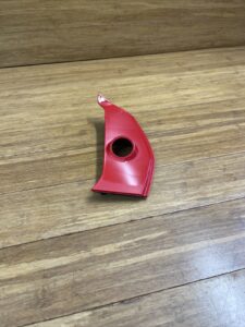 2014-2015 Audi R8 42 Spyder Left Quarter Panel Insert Trim Cover Red OEM