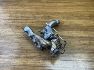 2014-2018 Audi RS7 C7 Engine Turbocharger Exhaust Manifold Left Side OEM