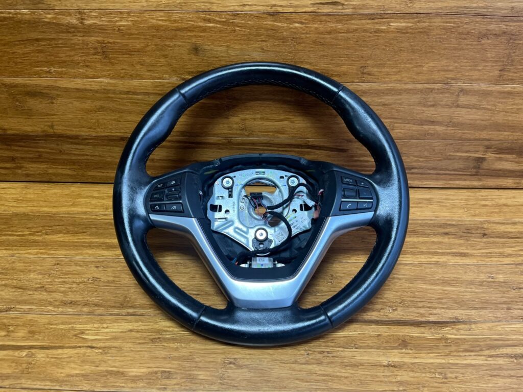 2014-2018 BMW X5 F15 Sport Steering Wheel Heated Black Leather OEM *NOTE*